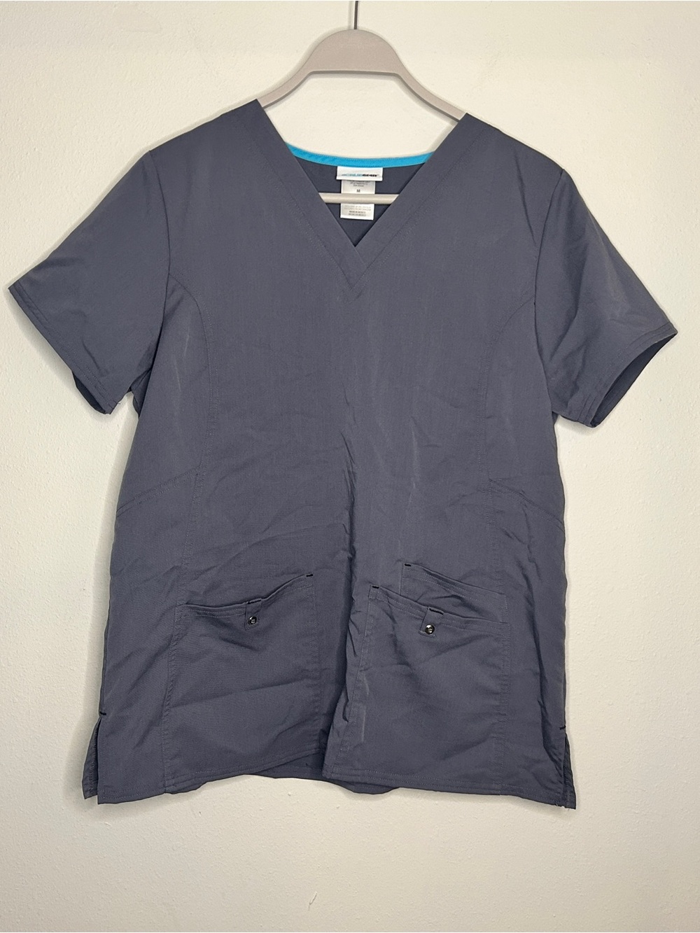 Scrubstar Women's Grey Size M Scrub Top